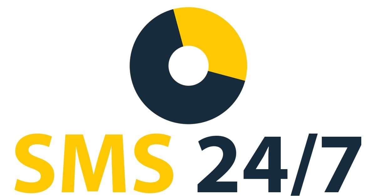 SMS 24/7 logo